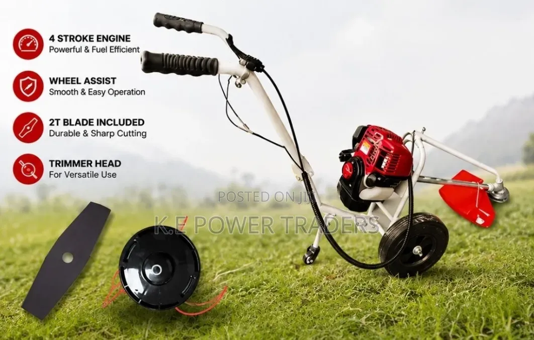 4 Stroke Brush Cutter With Wheels
