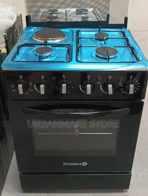 Volsmart 50x55 Cooker With 3 Gas Burners 1 Electric Plate