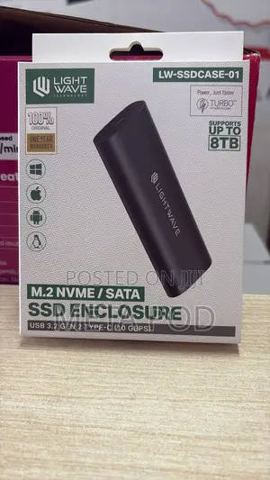 Lightwave M.2 Nvme/Sata SSD Enclosure