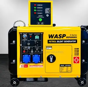 Wasp 6.5kva Automatic Silent Petrol Generator With A.T.S