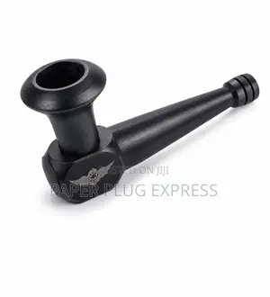Matte Black Wooden Hand Pipe