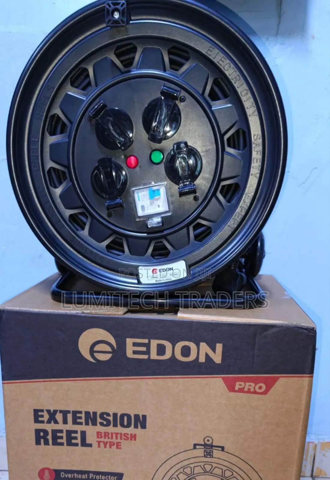 Edon 100m Heavy Duty Extension Reel