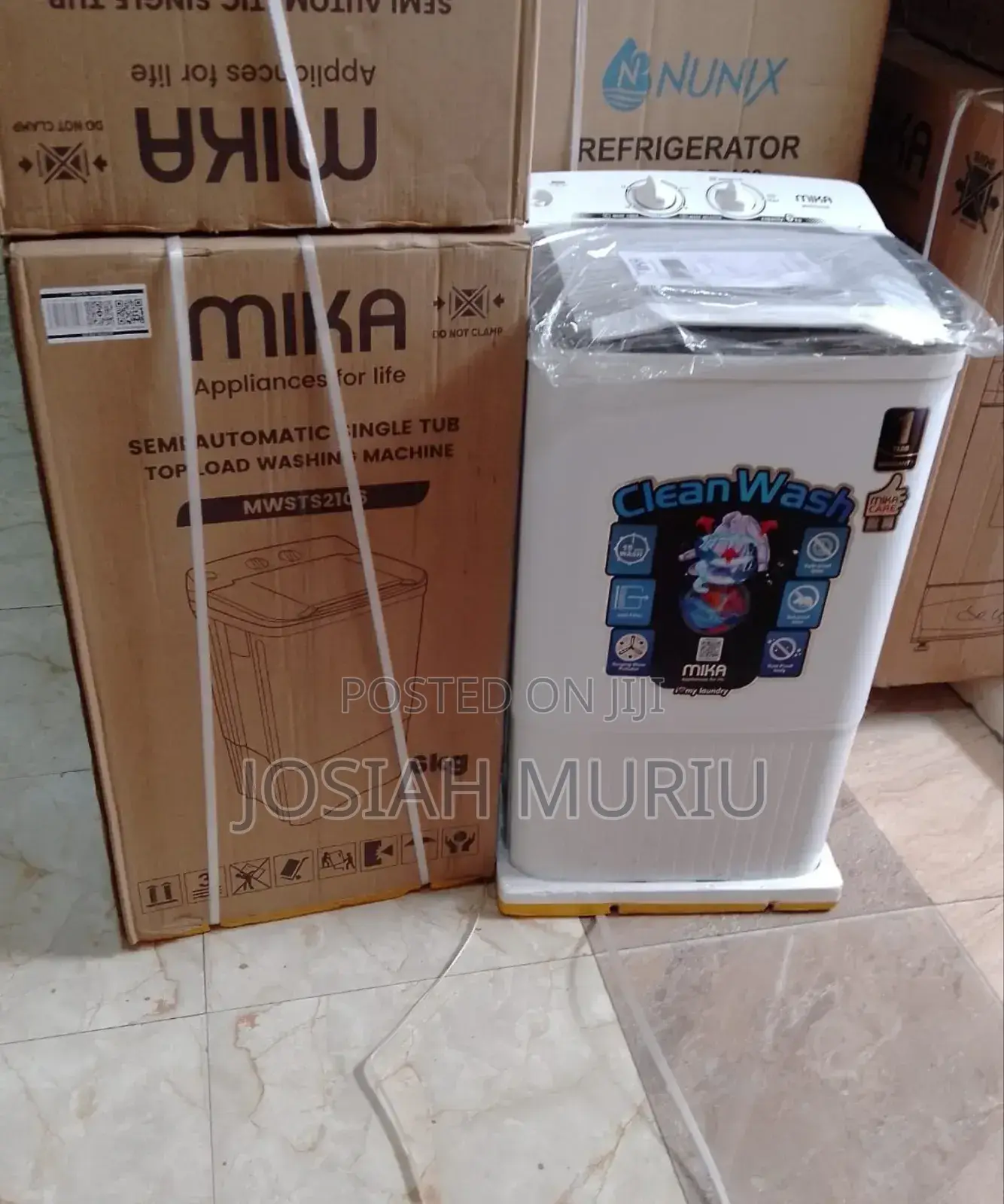 Mika Semi Automatic 6kg Single Tub Top Load Washing Machine