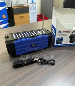 Electromate Solar Flashlight Wireless Robot Speaker