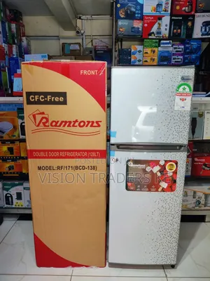 Ramtons Fridge Double Fridge 128litres Rf171 Silver