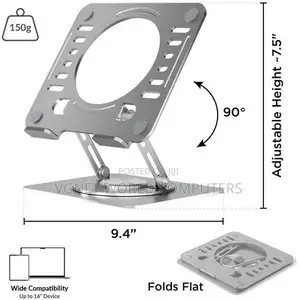 Ergonomics Swivel Laptop Stand for Adjustable Computer iPad Stand