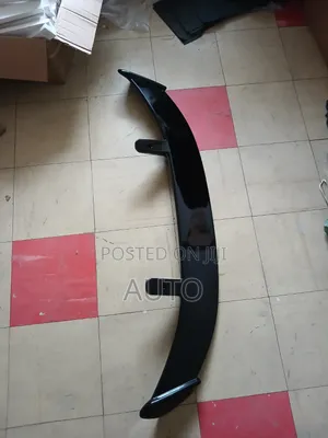 Universal Gloss Black Rear Trunk Spoiler | Sport Boot Lip Spoile