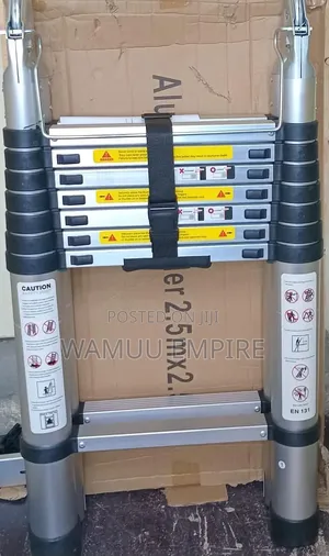 2*5 by 2*5 M Double Telescopic Aluminium Ladder