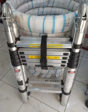 1.9m + 1.9m Double Telescopic Aluminium Ladder