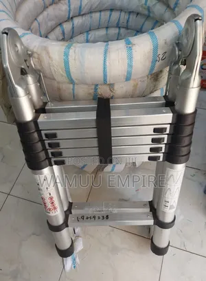 1.9m + 1.9m Double Telescopic Aluminium Ladder