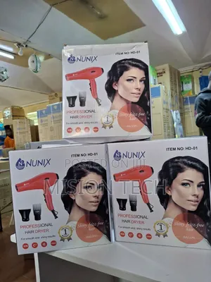 Nunix Hd-01 2200w Professional Hair Dryer,**