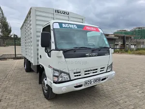 White Isuzu NPR