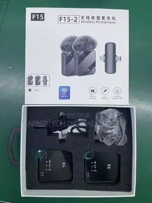 3in1portable F15-2 Dual Mini Wireless Microphone With Noise Reduction