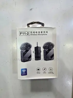 F11-2 Dual Mini Wireless Lavalier Microphone With Noise Reduction