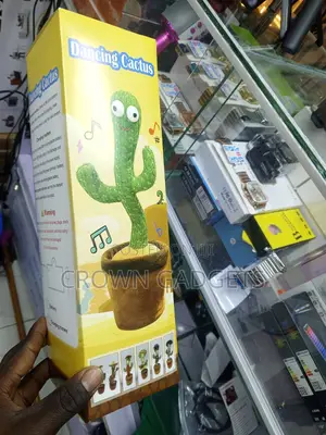 Dancing Cactus Toy Singing Talking Plush With Led Lights