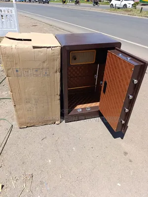 Medium -Sized Brown Freestanding Safe