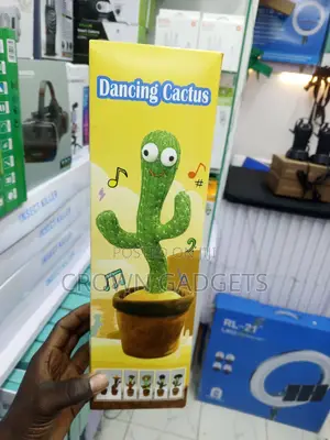 Interactive Dancing Cactus Toy With Voice Mimic Function