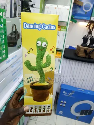 Singing Dancing Cactus Plush Toy With Recording Feature