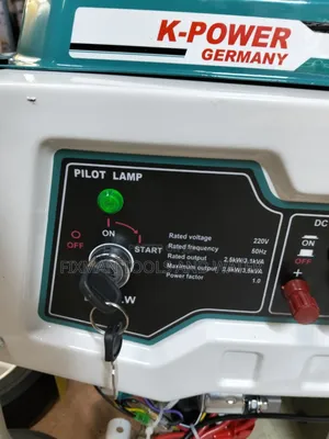New K-Power Gasoline Generator 3.5kva 240 v Key Start