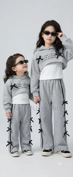 Girls Wide Leg 3pcs Set 3-6yrs in 3 Colors