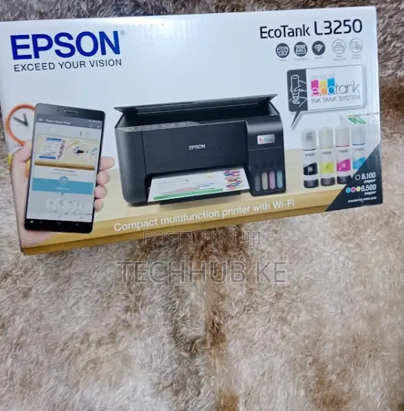 Original Epson Ecotank L3250 Printer With Wifi and Scanner