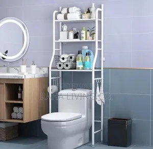 Toilet Rack Organizer | White | Bathroom Storage