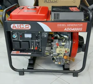 Aico Japan Adg4000s Diesel Openset Generator Keystart 7.5kva