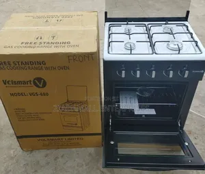 Volsmart Cooker 60*60 Full Gas 4 Burner With Gas Oven