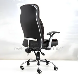 A Black Leather Office Chair