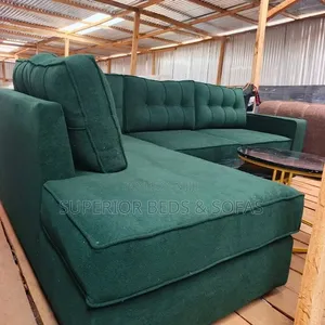 5-Seater Corner Sofa in Hunter Green