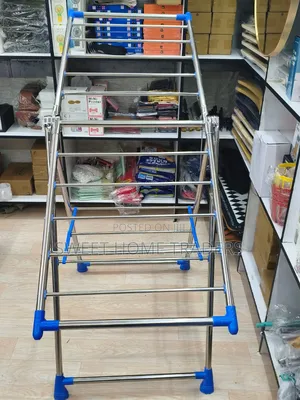 *Heavy Duty Big Size Portable Stainless Steel Cloth Drying Rack*