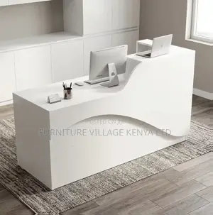 White Executive Office Waiting Desk