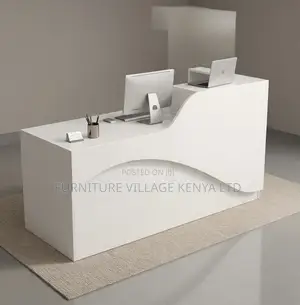White Executive Office Waiting Desk