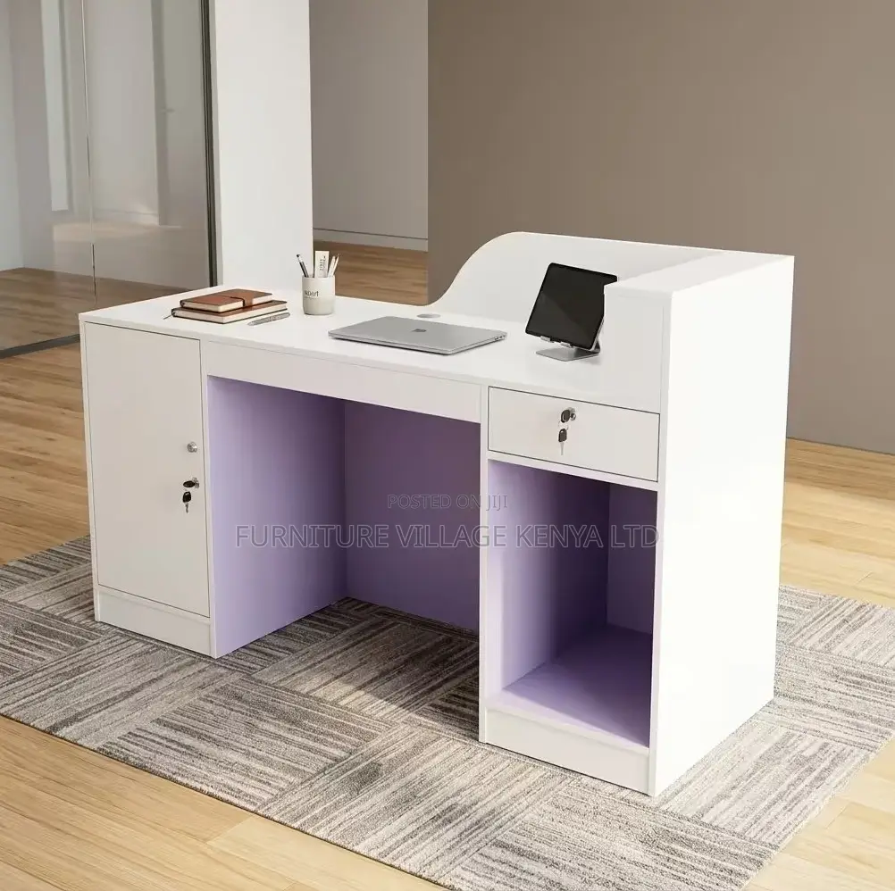 White Executive Office Waiting Desk