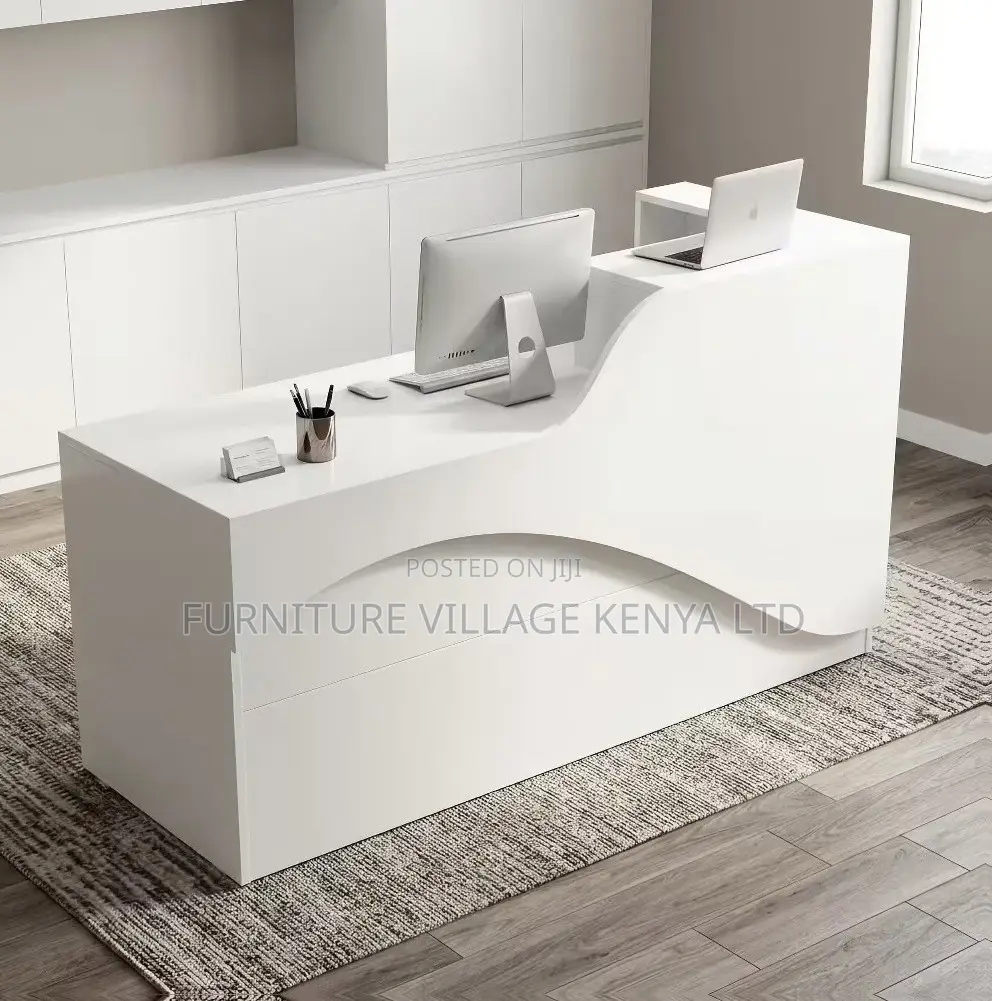 White Executive Office Waiting Desk