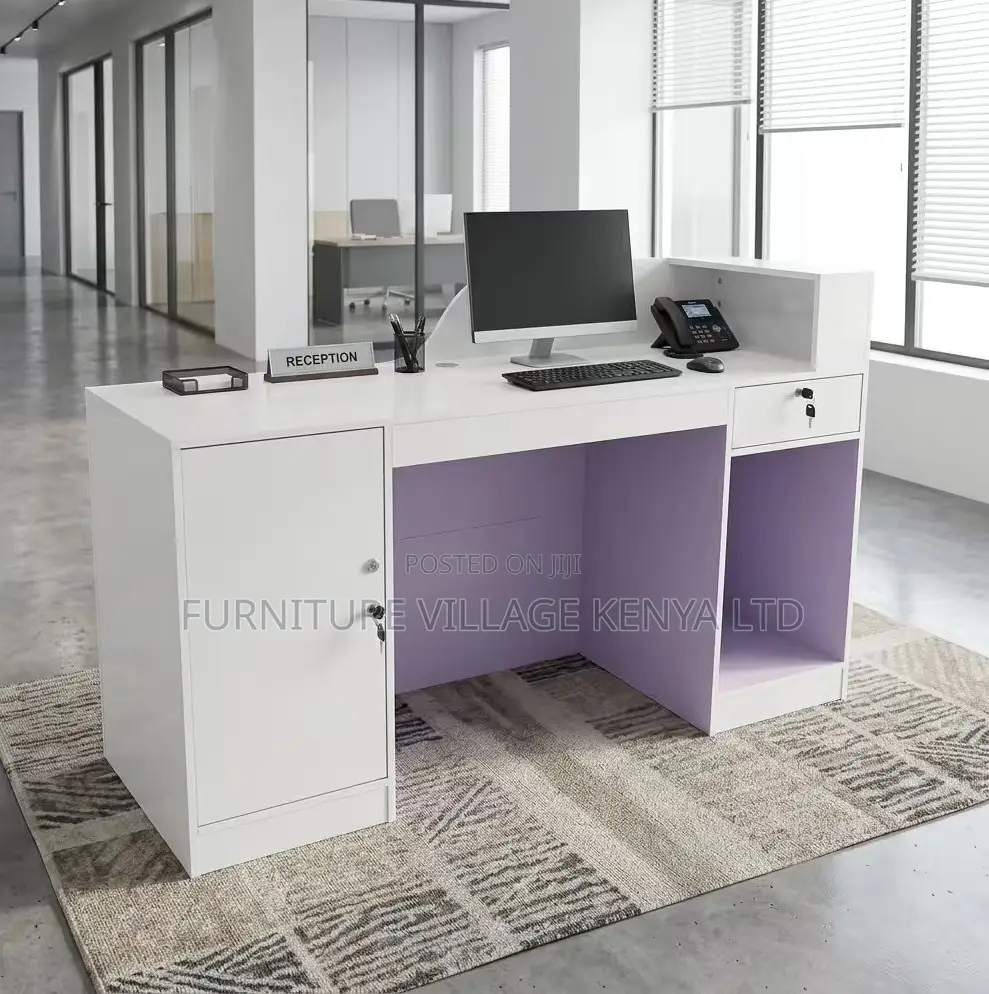White Executive Office Waiting Desk
