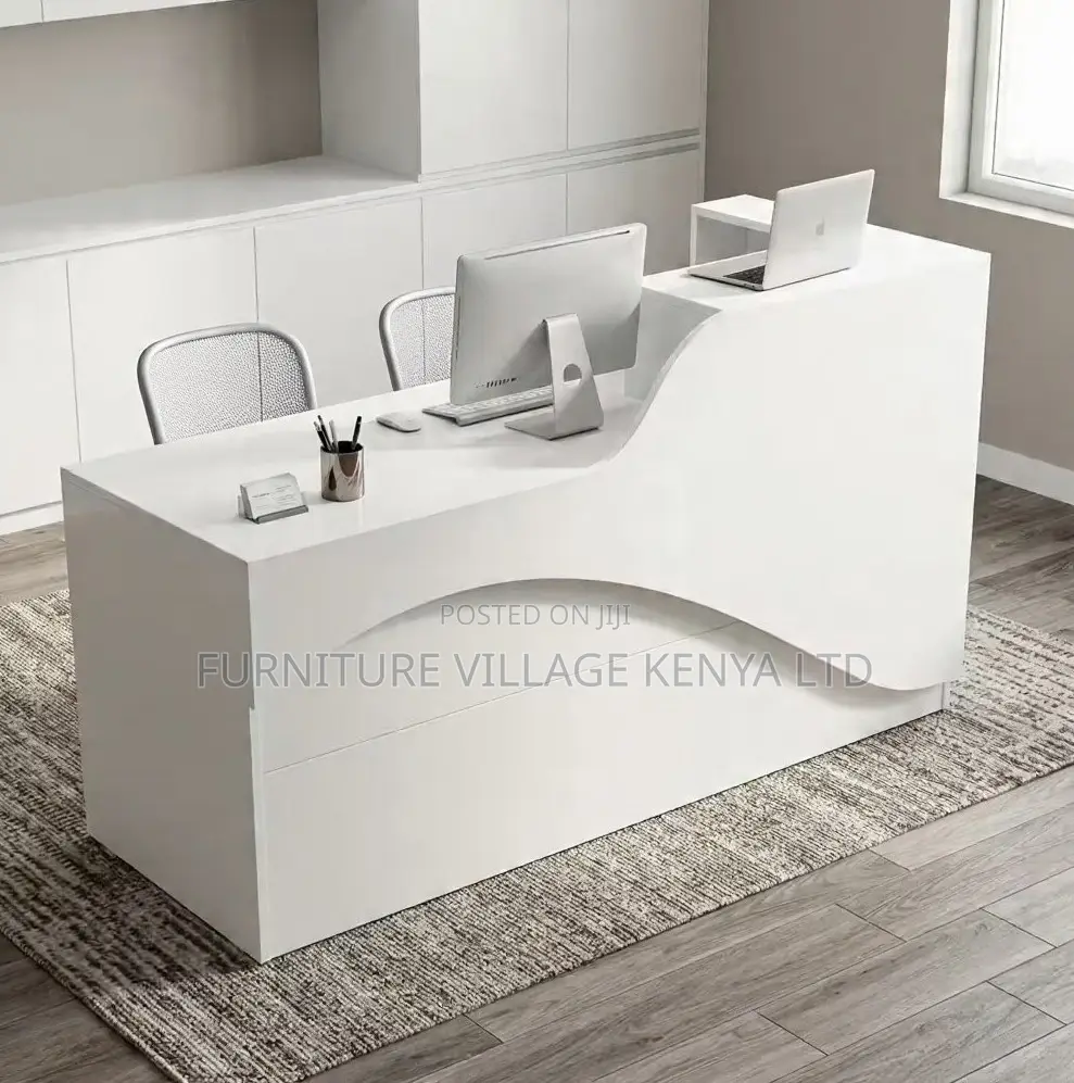 White Executive Office Waiting Desk
