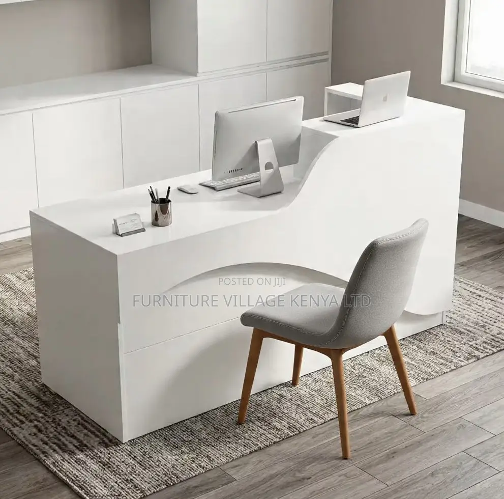 White Executive Office Waiting Desk
