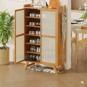 Bamboo Shoe Cabinet