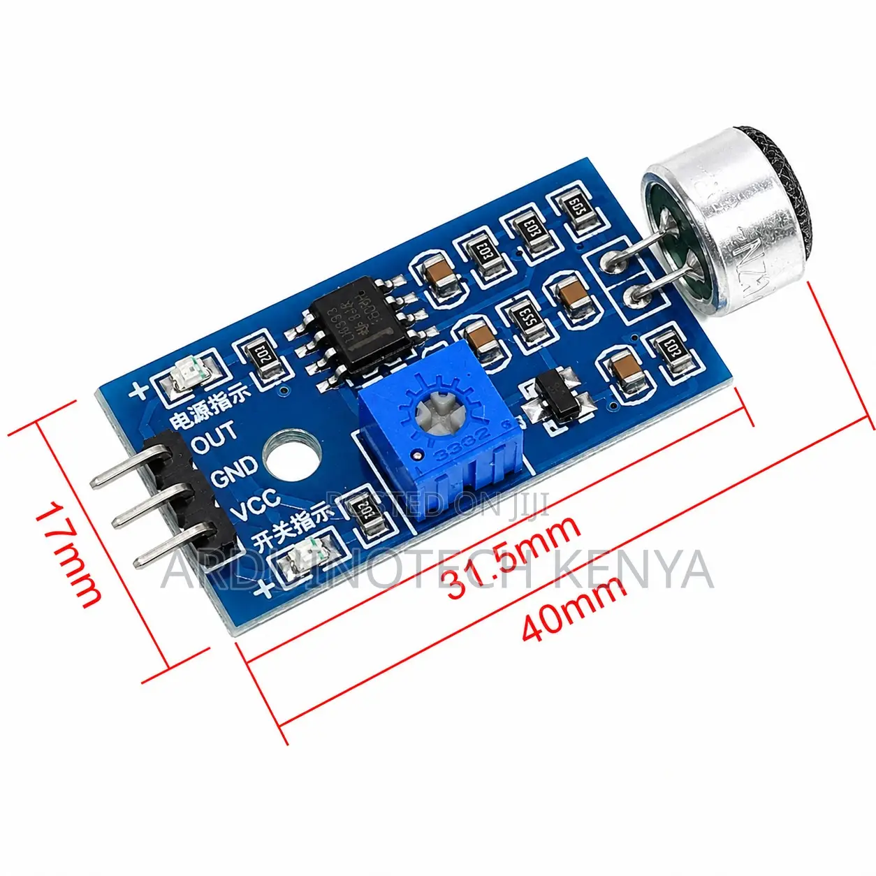 Ky-037 Sound Detection Sensor Module 3-Pin.