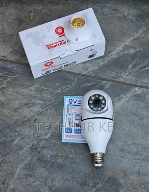 360 Degree Wifi Bulb Camera With Night Vision Two-Way Audio