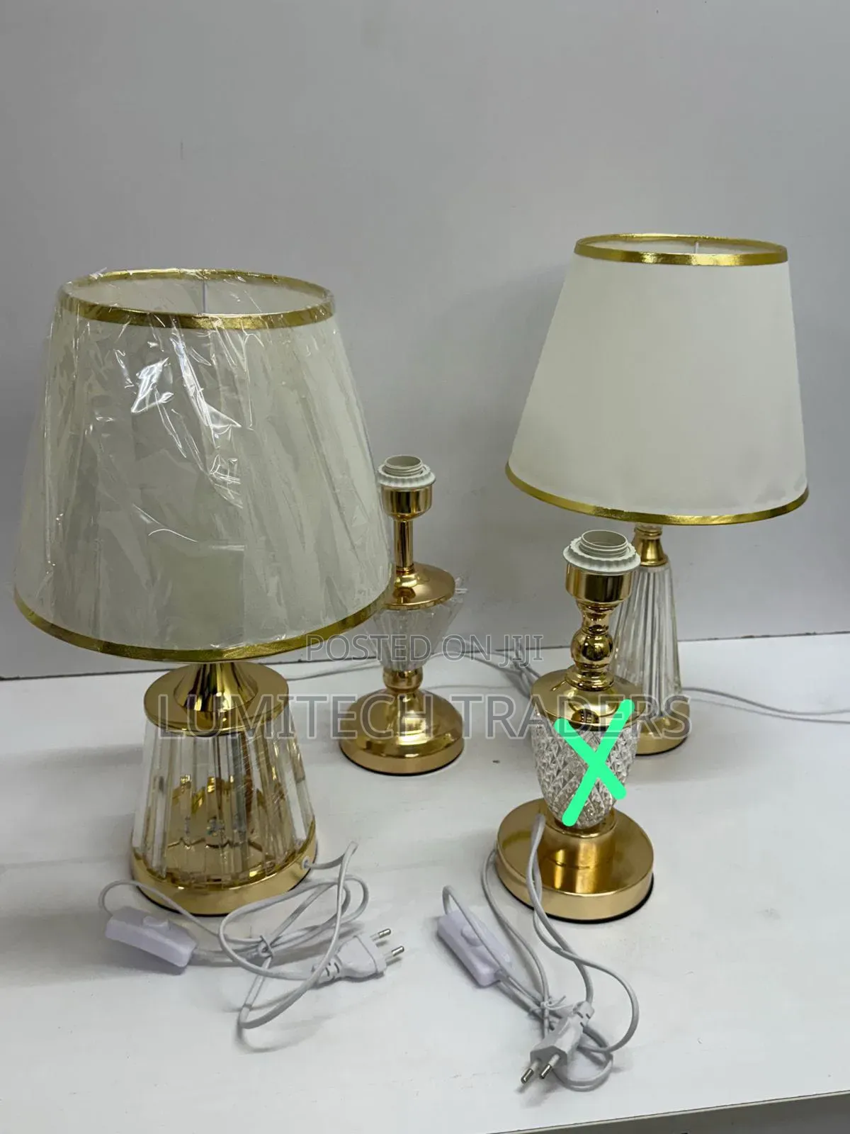 *Crystal Bedside Lamp