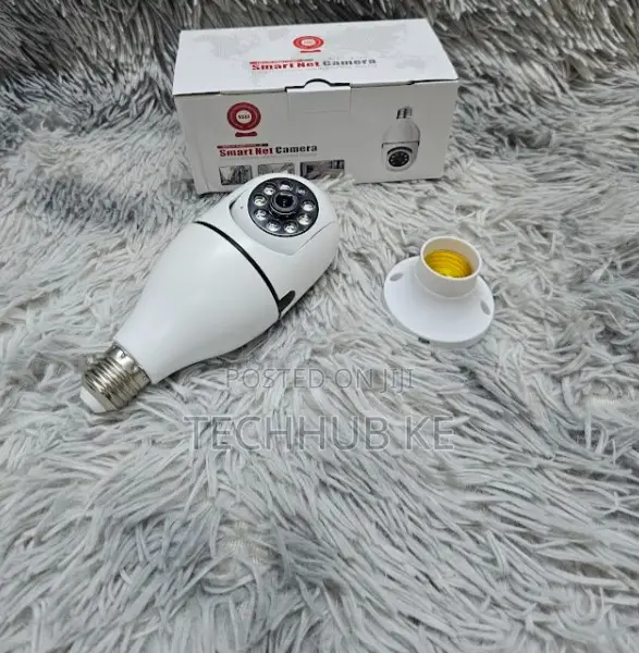 Nanny Camera Bulb CCTV Camera 1080p Wireless PTZ