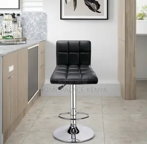 Counter Chair: Adjustable Padded Seat With Backrestst