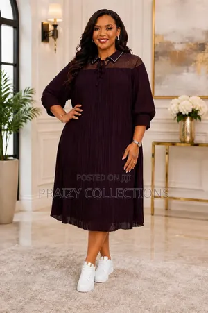 Classy Chiffon Dress -
M-2xl