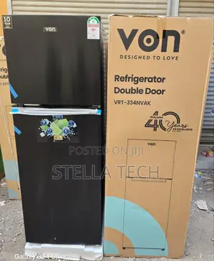 Von 334 Litres No Frost Double Door Refrigerator