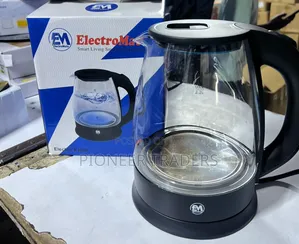 Electromate Electric Kettle 
Glass Kettle 
2.2 L