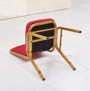 Stackable Metal Frame Upholstered Banquet Chair
