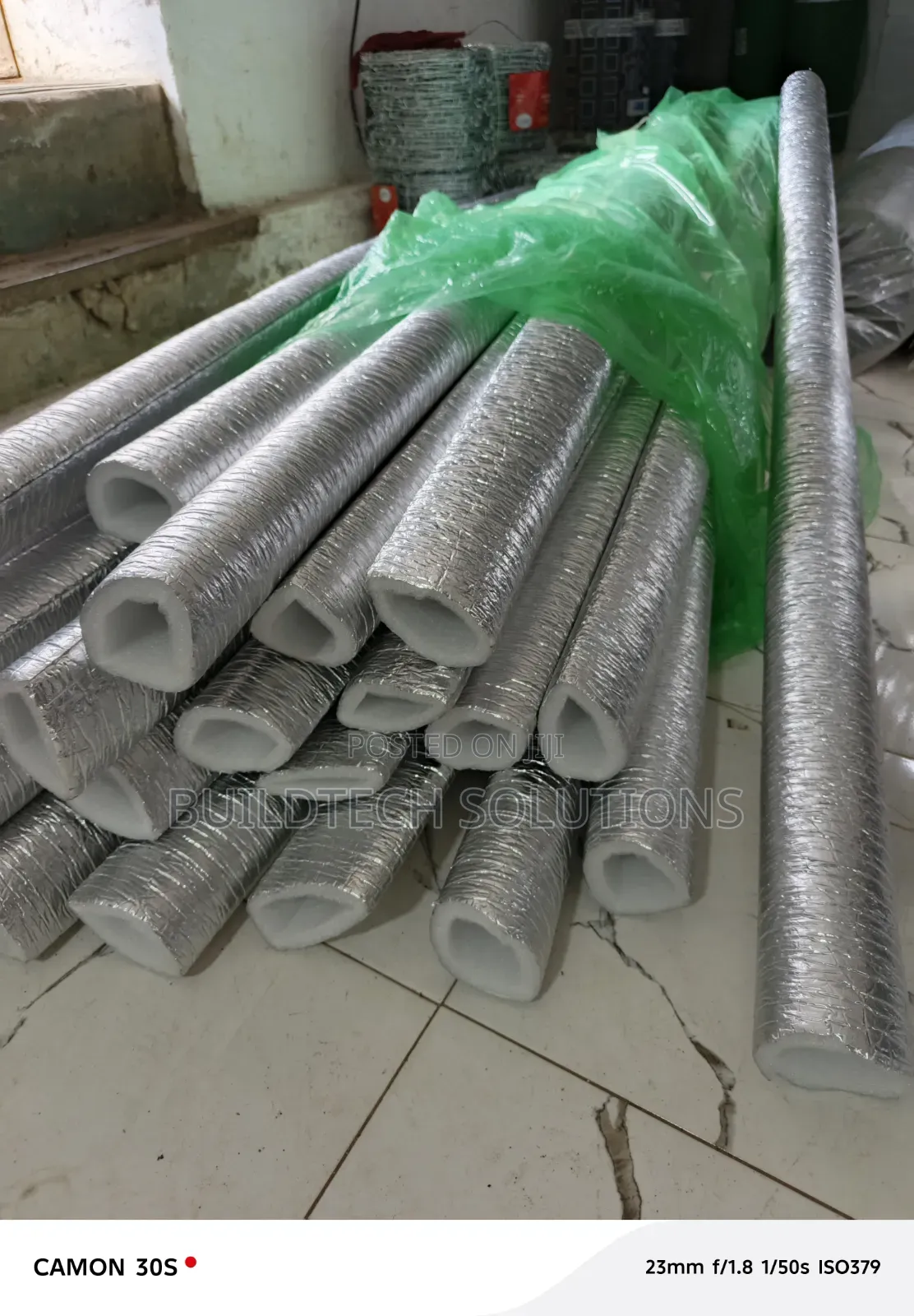 Aluminium Foil Pipe Insulation (2")