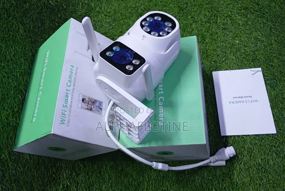 Wifi Dual-Screen Security Camera ,Icsee CCTV Camera Ideal Indoor Use